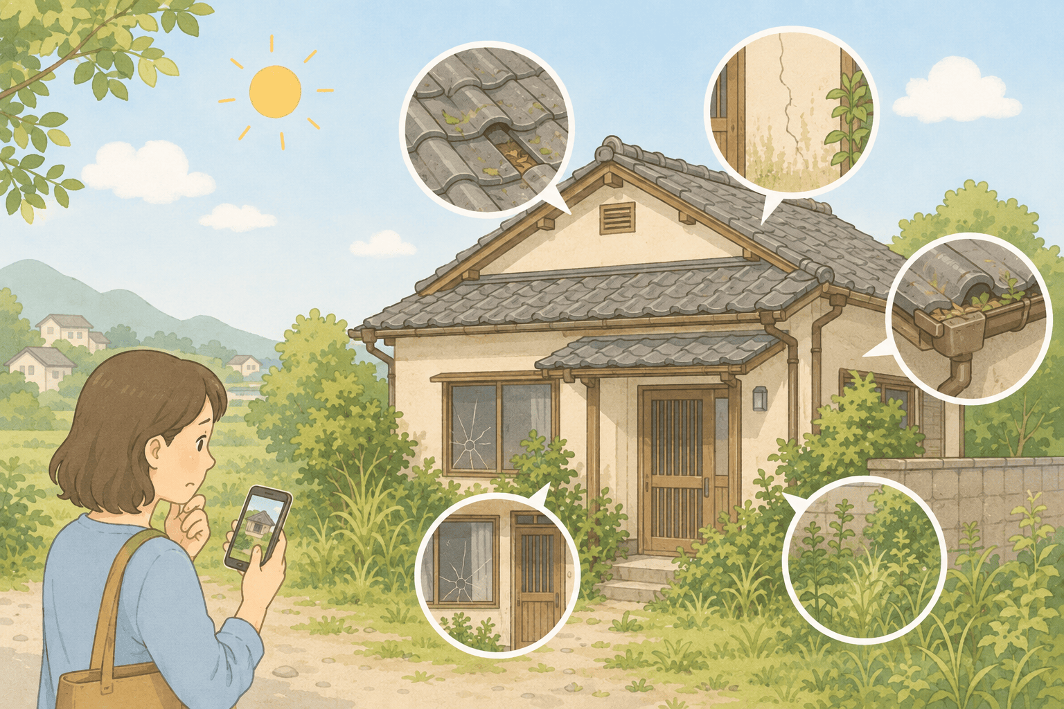 《姫路の空き家、そのままじゃない?》夏の空き家管理で確認する5つの場所