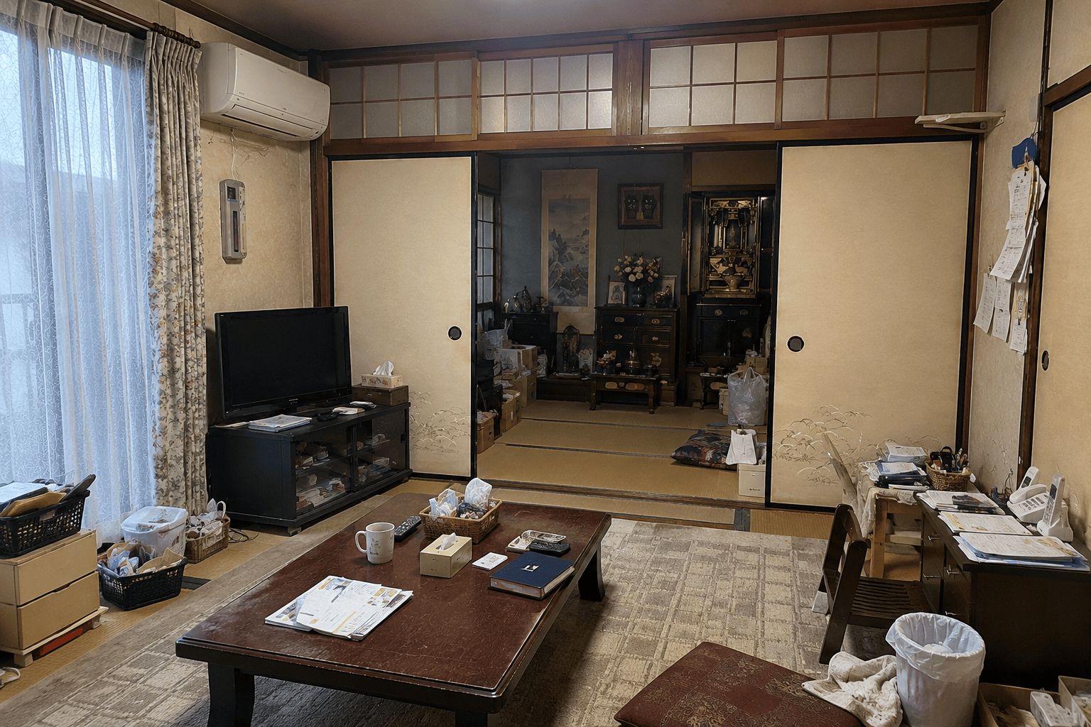 《築54年の中古戸建を買取》荷物そのままの状態で引き取りました！【姫路市網干区】