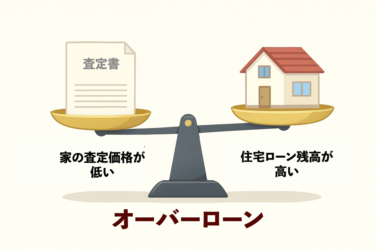 【オーバーローンとは】家を売却したいのに売れない？解決策をわかりやすく解説