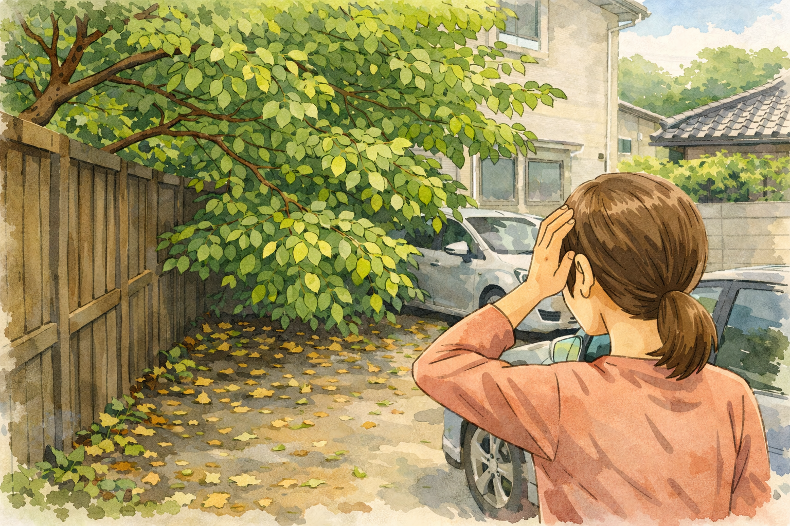 《隣の家の木、勝手に切っていい！？》越境した隣家の木どうする？困った時の流れを解説！
