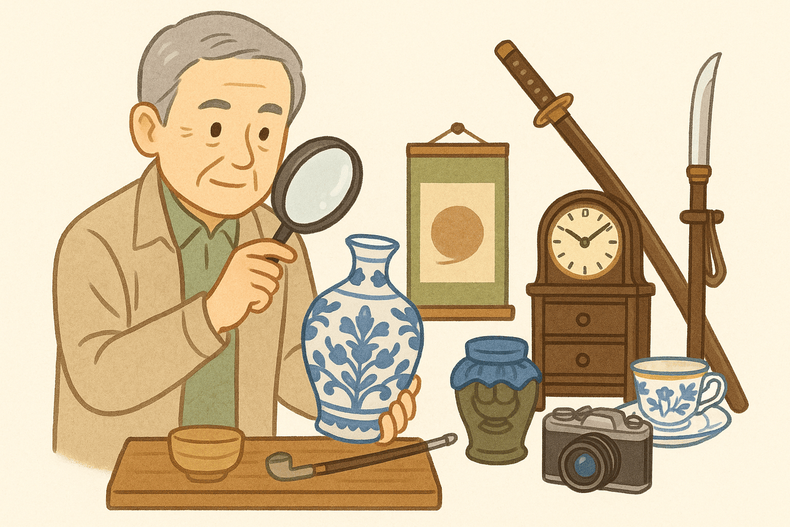 家を売却する前に骨董品・残置物はどうする？処分・買取・整理のやり方・選び方ガイド
